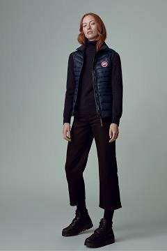 Chamarras Canada Goose Mujer Mexico - Hybridge Lite Chalecos Azul Oscuro Marino UM3452768